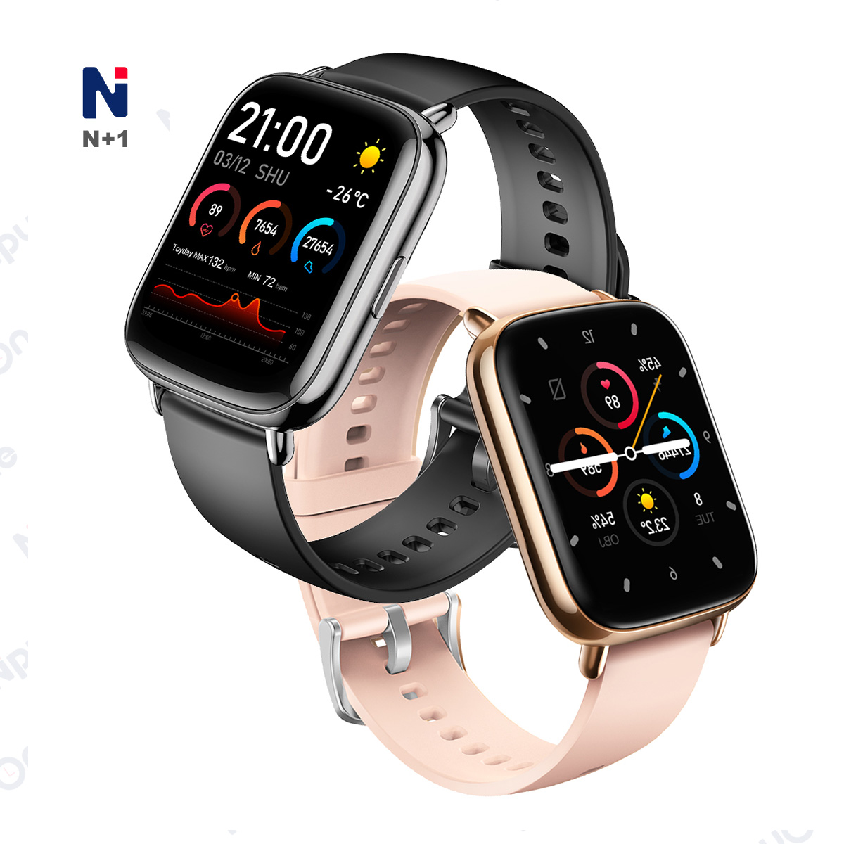 Gorące zegarki Sprzedaż Smart Watch T55 nie przeszkadzają w niskiej cenie za iPhone'a N176
