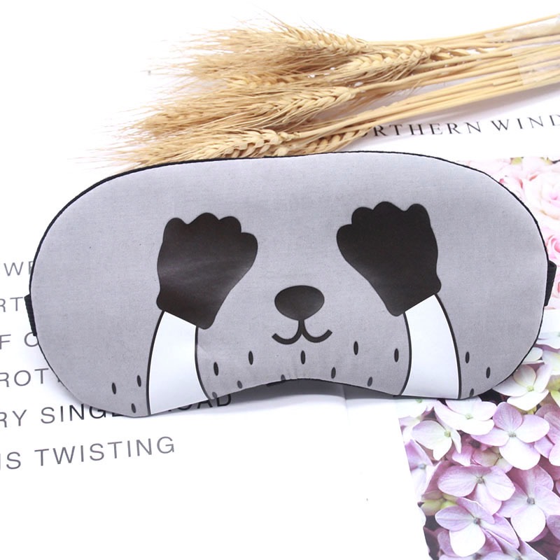 Creative Lovely Cotton Sleep Masks Eyepatch Eye Cover For Travel Relax Sleeping Aid Eyes Shading Mask