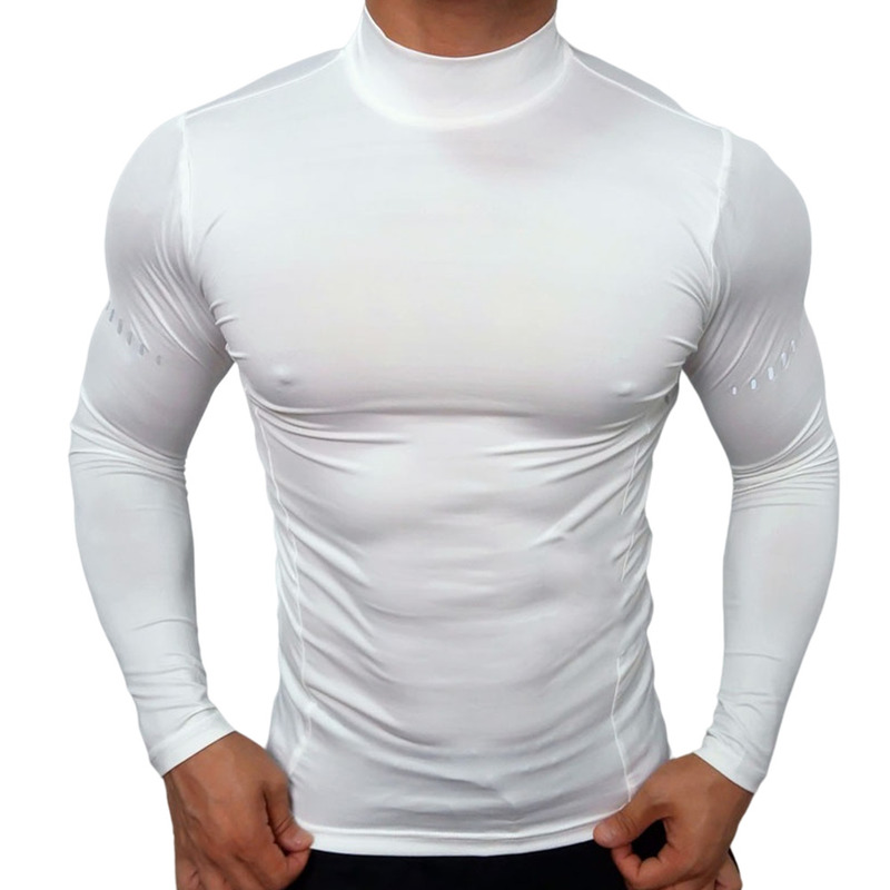 T-shirts pour hommes Chemises de compression Hommes Fitness Entraînement T-shirt à manches longues Gym Tops d'entraînement Muscle Tees 220906