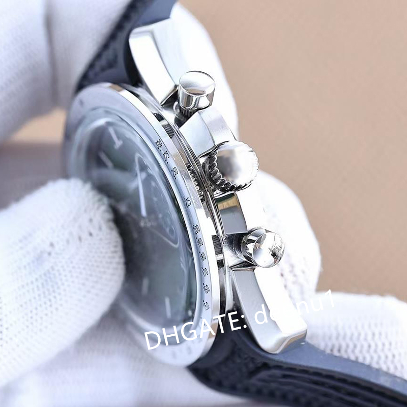 Montre à Quartz design pour hommes 43.5MM bracelet en caoutchouc conception U1 natation montres saphir résistantes à l'eau montre de luxe