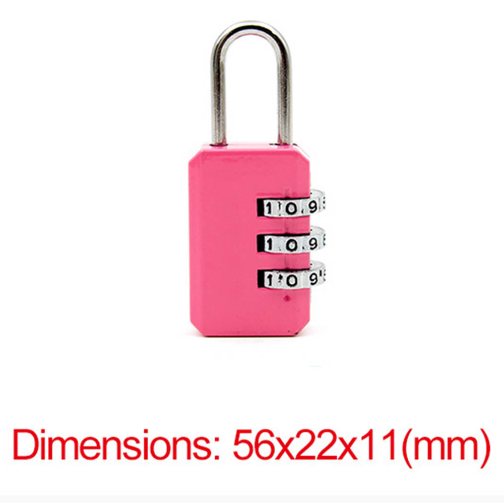 Other Electronics Nice 3 Digit Dial Combination Code Number Lock Padlock For Luggage Zipper Bag Backpack Handbag Suitcase Drawer durable Locks