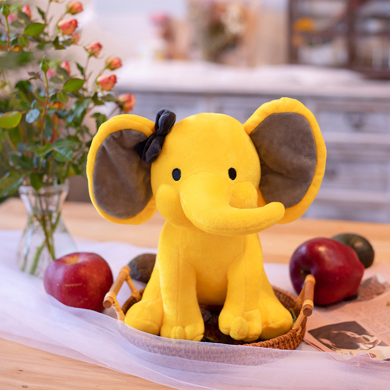 Симпатичный 25 -сантиметровый слон и мягкие игрушки успокаивают детские игрушки для детских игрушек 82