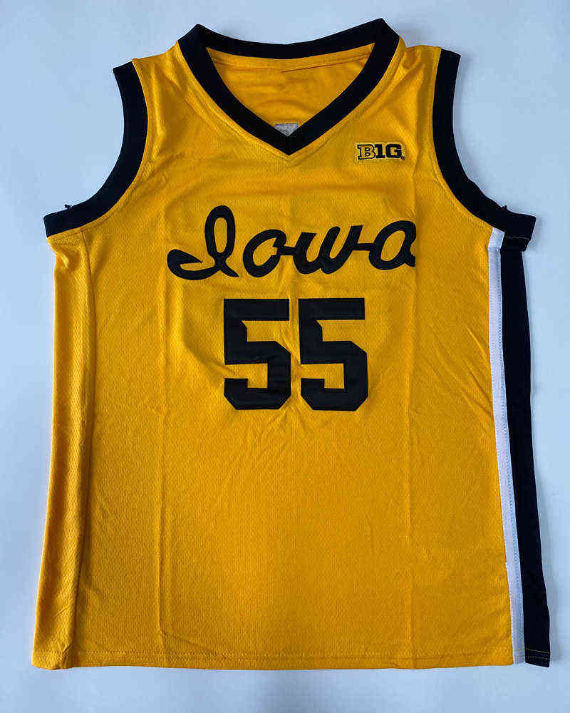 Wskt College indossa Keegan Murray Iowa Hawkeyes maglie basket Luka Garza Patrick McCaffery Bohannon Kris Tony Perkins Filip Rebraca Payton Sa