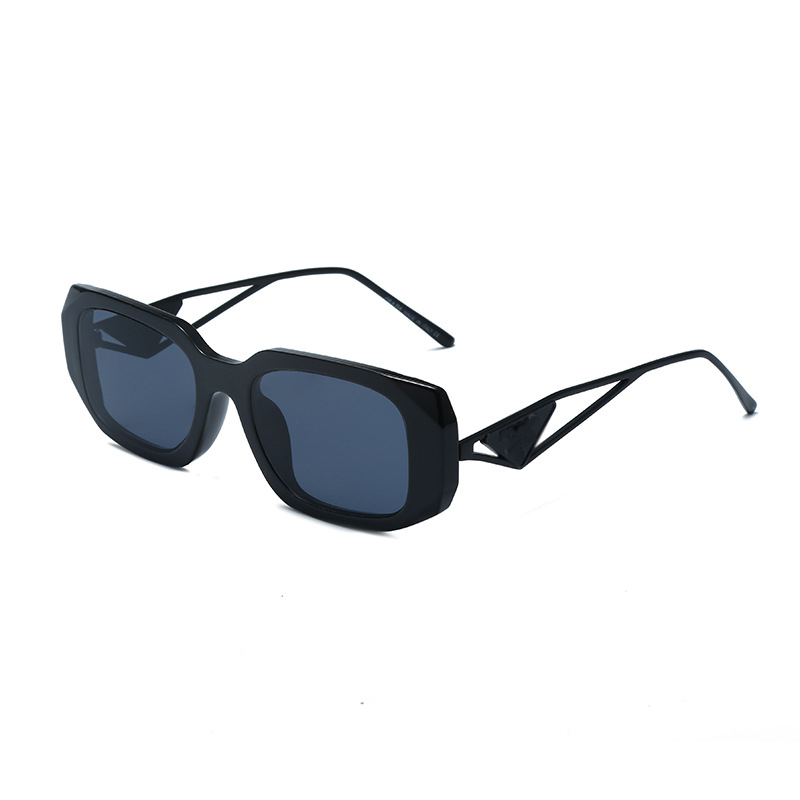 Vrouwenontwerper Zonnebril Luxe brief P Matal Hollow Out Cat Eyes Full Frame UV400 Fashion Beach Holiday Sunglasses1777