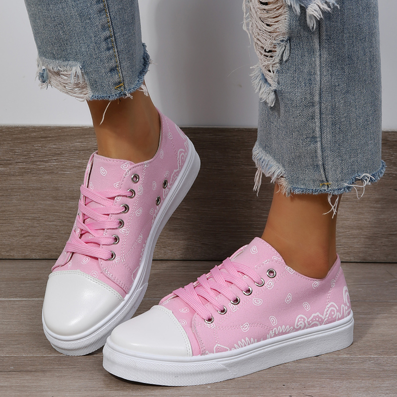 Klassieke canvas flats Sneakers Dames Vrijetijdsschoenen Mode Platform Lage dames enkele schoenen Dikke zolen Snoep Vrouw