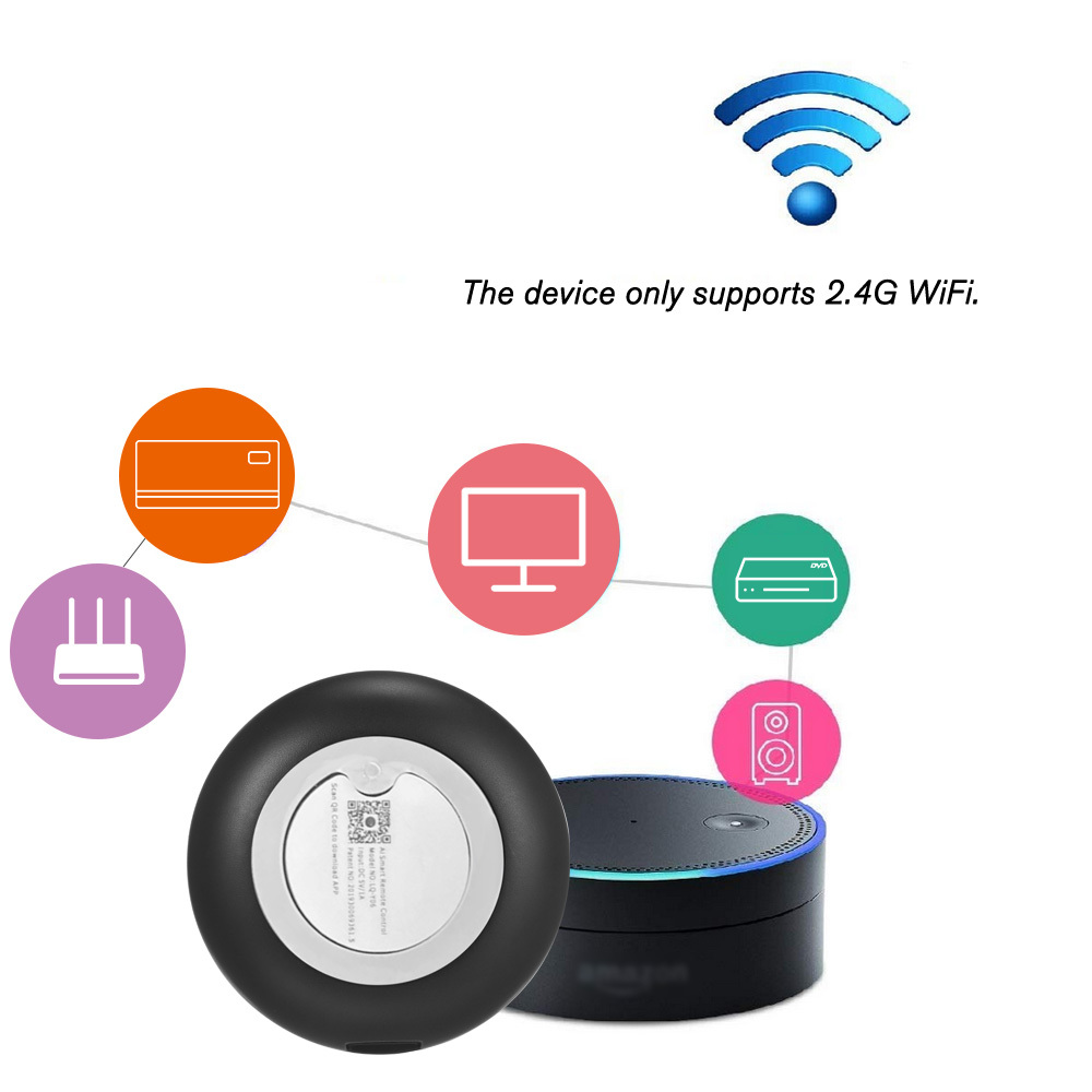 WiFi IR التحكم عن بُعد Universal Universal Infrared Remote Controller لـ Smart Home Life Air Deplyer DVD STB Tuya Alexa Google