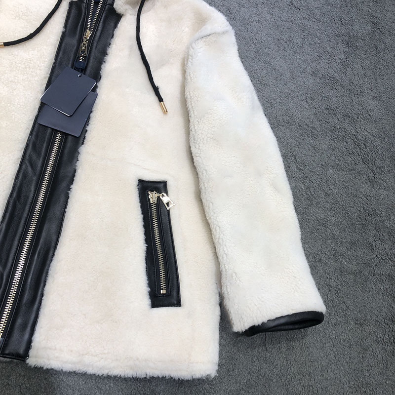 Manteaux de fourrure d'hiver pour femmes manteau de laine de mode élégant épais coupe-vent vestes classique lettre vestes femme vêtements d'extérieur chauds