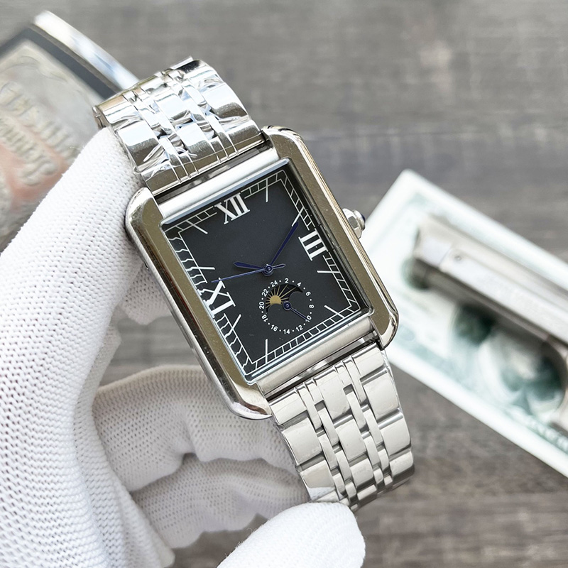 Montre pour hommes montres m￩caniques automatiques Sangle en acier inoxydable Sapphire Wristwatch imperm￩able Montre de Luxe Montre ￠ bracelet