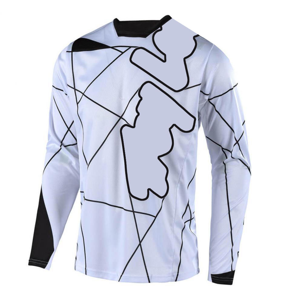 Descente VTT Maillot De Motocross Hommes Hors Route Moto Racing T-Shirt Long Été VTT Biker Séchage Rapide Maillots De Cyclisme