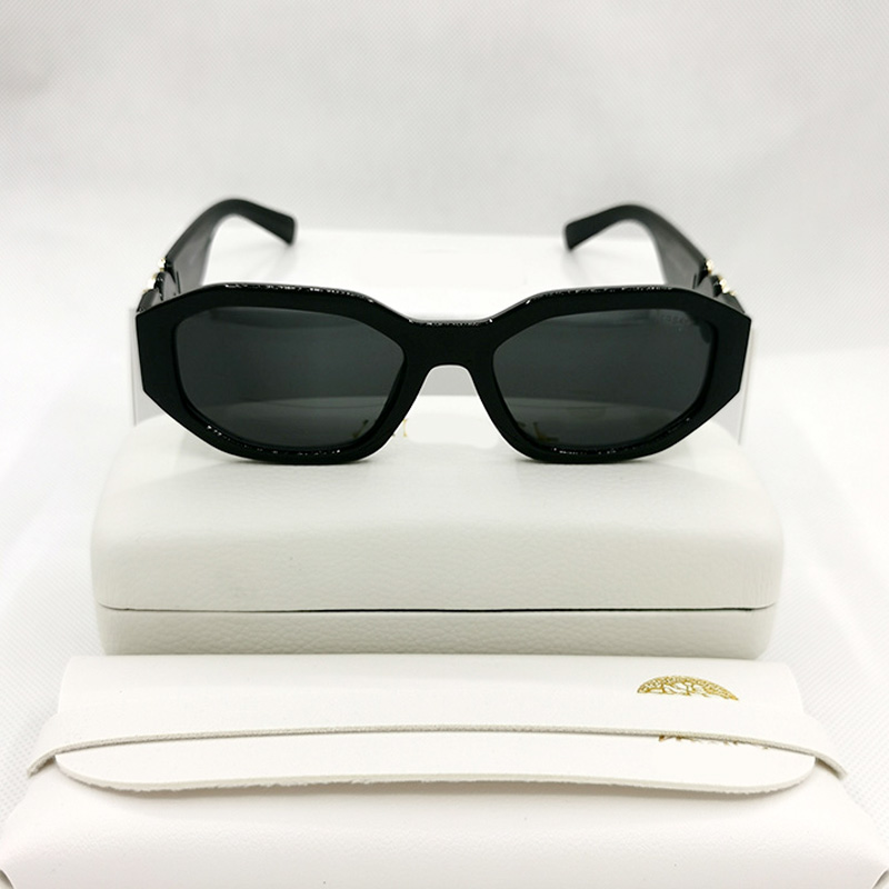 Luksusowa marka mody projektant okularów przeciwsłonecznych kwiat Bronzing Logo Vintage Mężczyźni Okullasy Nieregularne parowe punkowe okulary przeciwsłoneczne dla naocznych191g