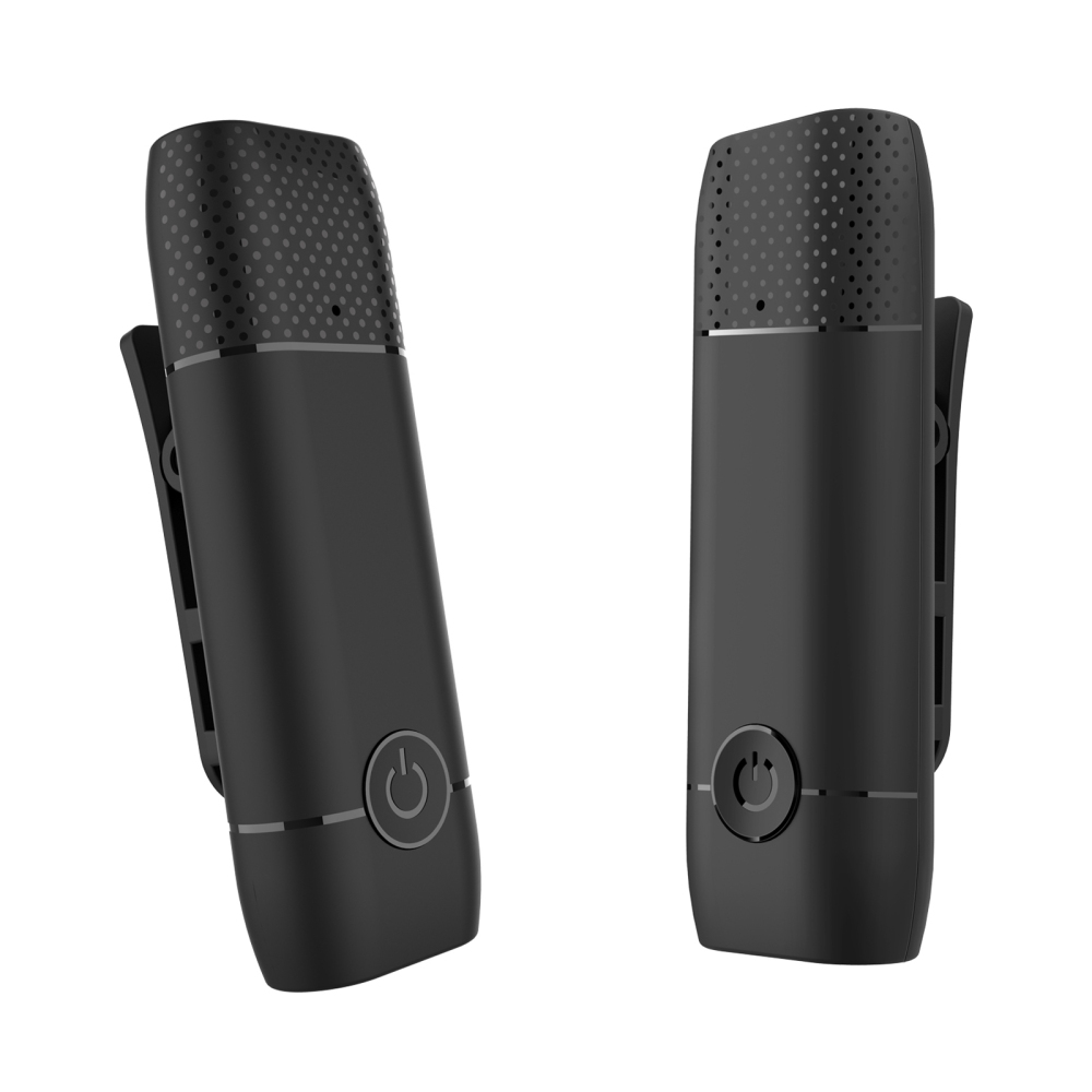 Kablosuz Lavalier Mikrofon Taşınabilir Sesli Video Kayıt Cep Telefonu için Mini Klipsli Lavalier Mikrofonlar Canlı Yayın Oyun Röportajı