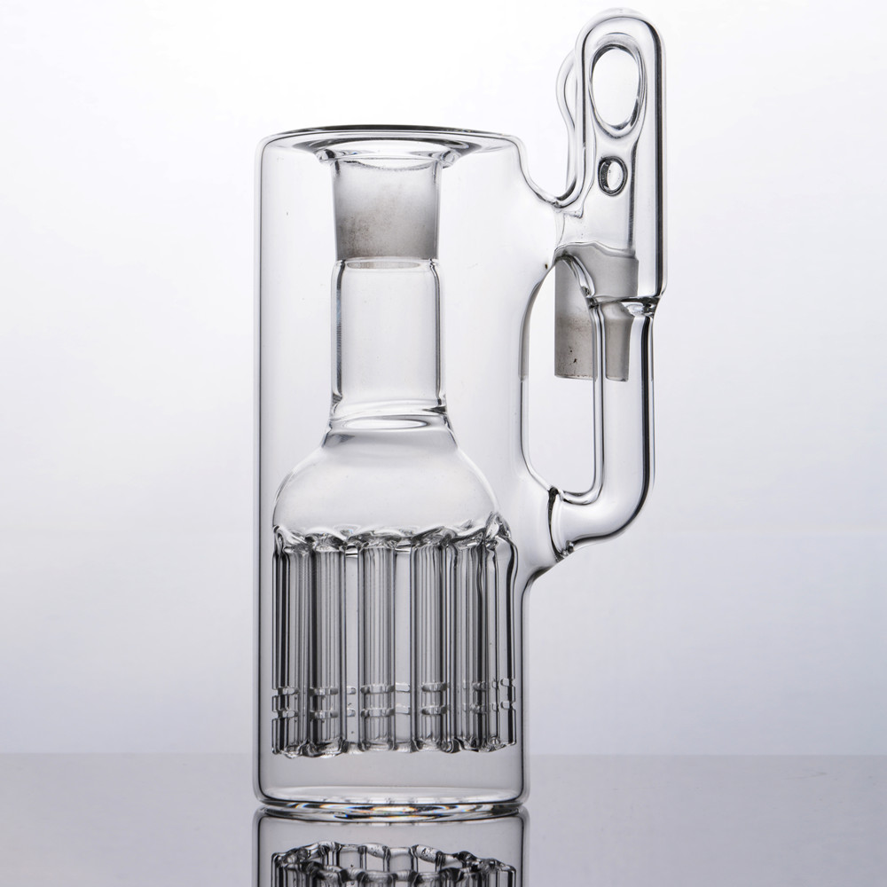 12 Kol Ağacı Percolator 18mm Cam Nargile Fıskiye Kül Catcher 14mm Recycler Bong Su Boruları için Sigara Aksesuarı