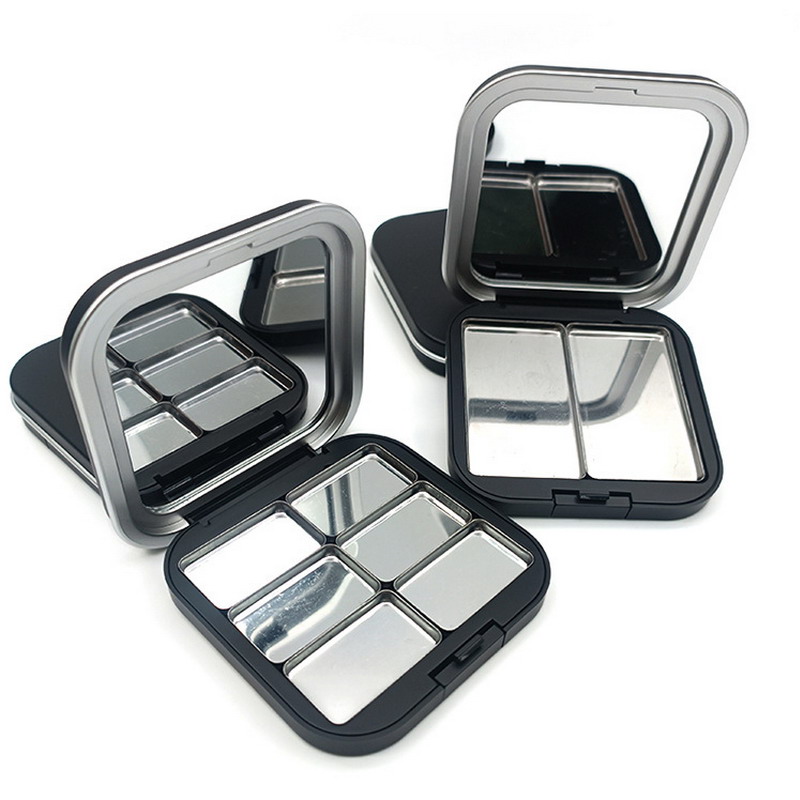 Vuoto Magnetic Beauty Small Compact Make Up Palette con specchio depositare Eye Shadow Blush Contour Bronzer Highlighter