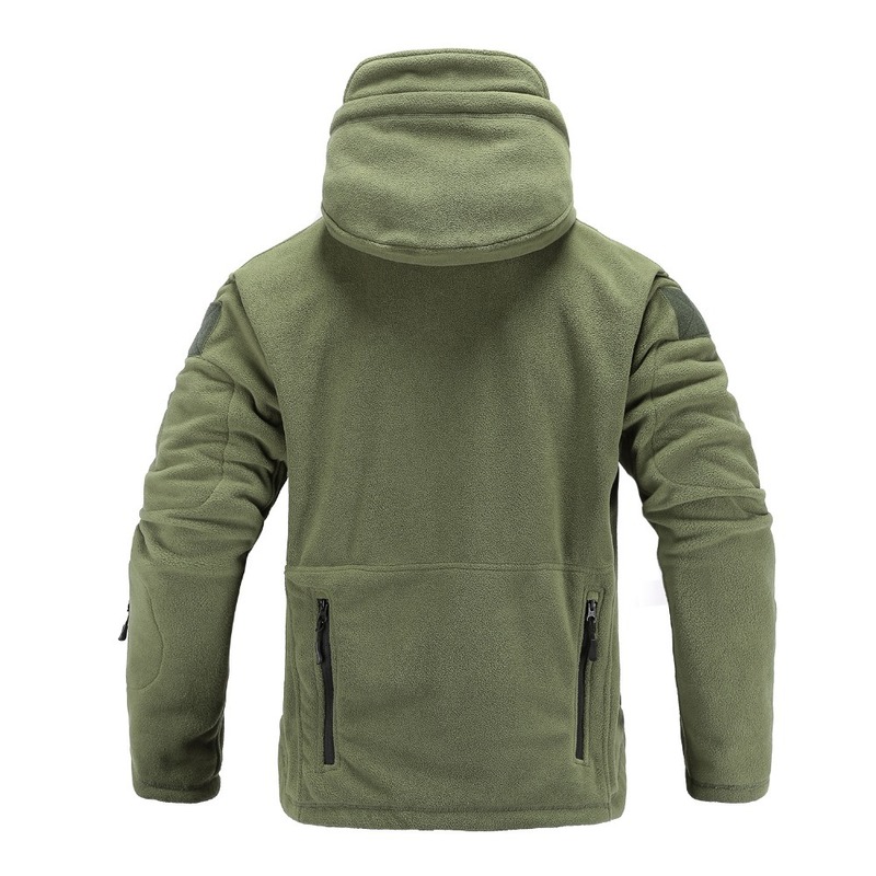 Herrjackor Taktisk fleecejacka Militär Uniform Soft Shell Casual Hooded Jacket Men Thermal Army Clothing 220907