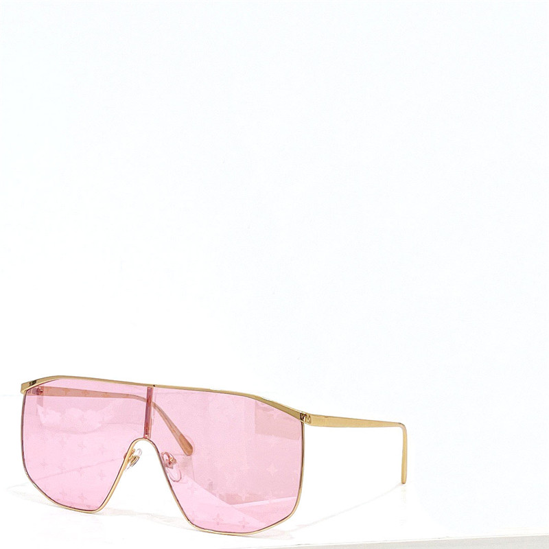 Neue Modedesign Sonnenbrille Z1717U Pilot Metall Rahmenschild Objektiv klassischem Monogramm Stil beliebter Outdoor UV400 -Schutzbrille Top Qualit￤t