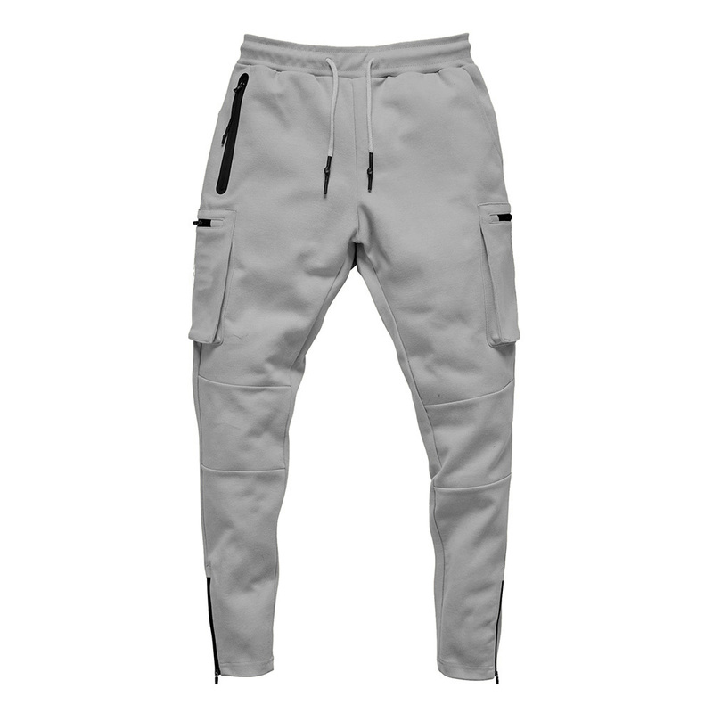 Erkekler pantolon joggers erkek sokak kıyafeti pantolon çok fermuarlı cepler kas erkek pantolon eşofmanları eşofman 20CK19 220907