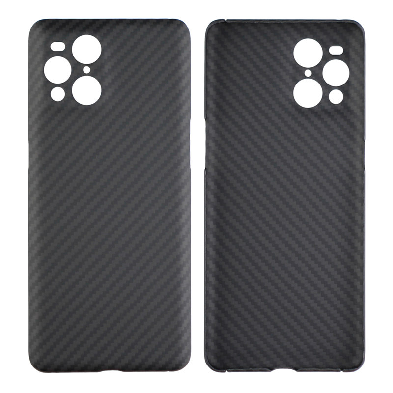 For Oppo Cases Armor Cover Ultra Thin Real Carbon Fiber Matte Tough Find X3 Pro X3