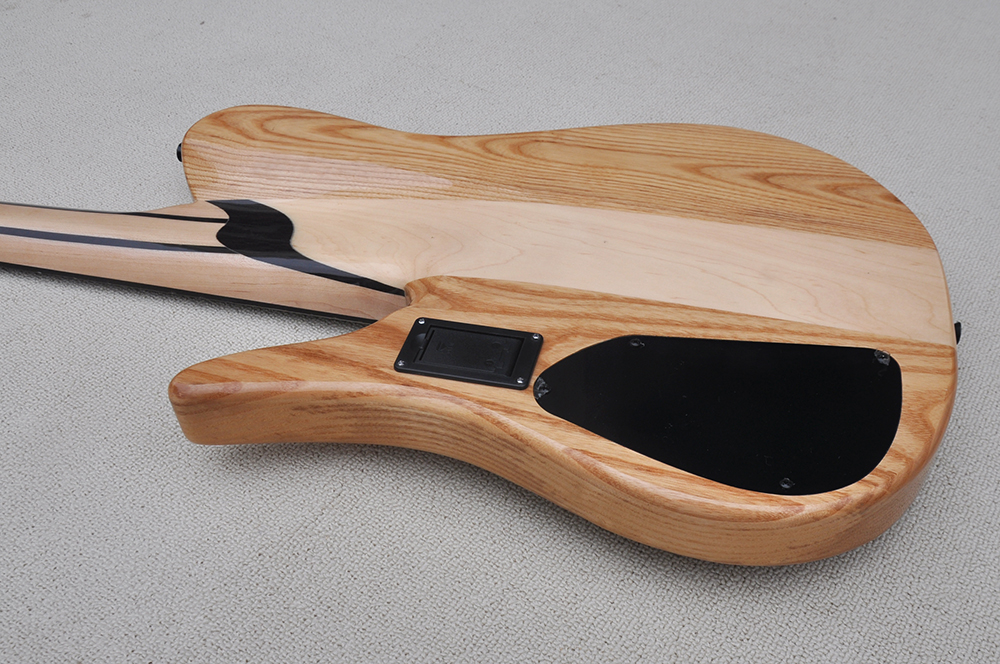 5 strun elektryczna gitara basowa z fornirą klonu Burl Maple Rosewood Fretboard 24 progów