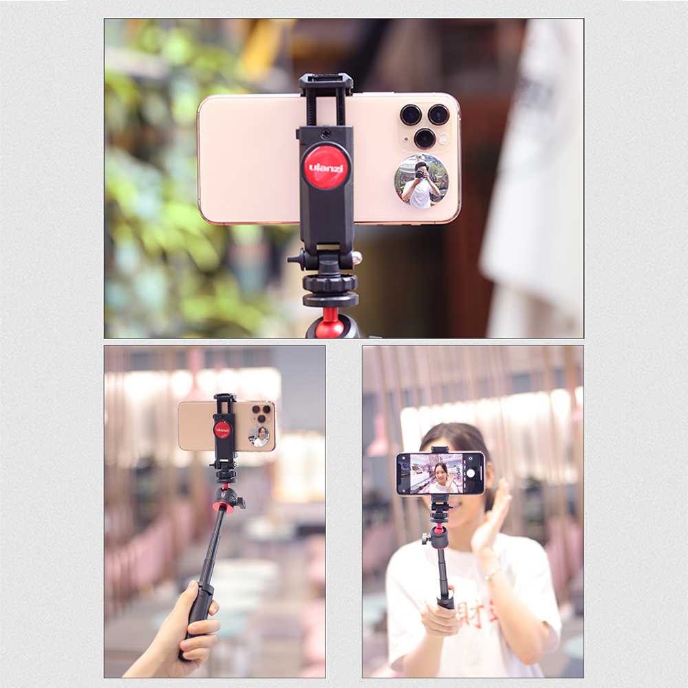 Universal Smartphone Selfie Vlog Mirror para celular Samsung Photo Video Selfie Vlog Acess￳rios