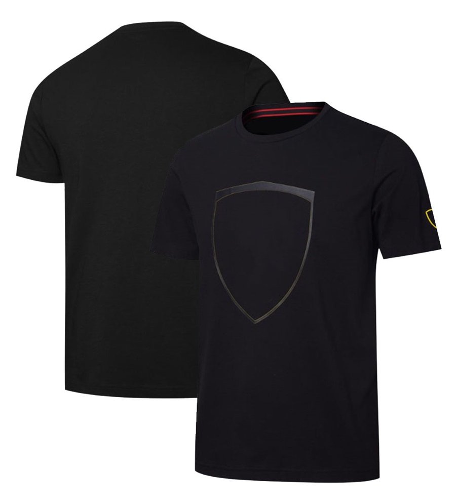 F1 Team Logo T-Shirt قصيرة الأكمام الجديدة Formula One Suit Suit Thirts Summer Treasable Motocross