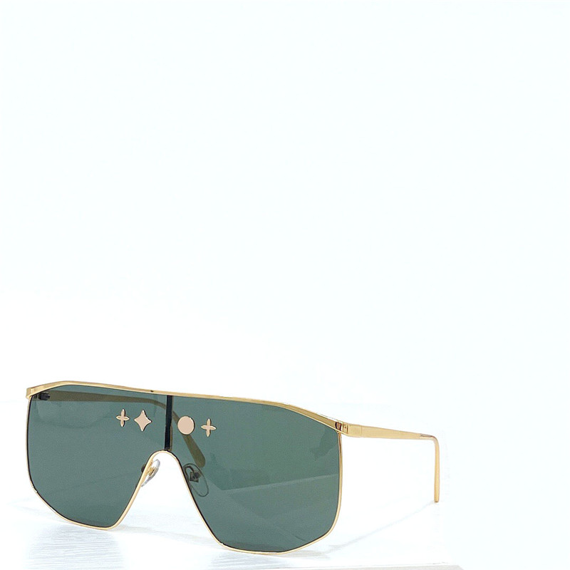 Yeni moda tasarım güneş gözlüğü Z1717U pilot metal çerçeve kalkan lens klasik monogram tarzı popüler açık UV400 koruma gözlükleri en kaliteli