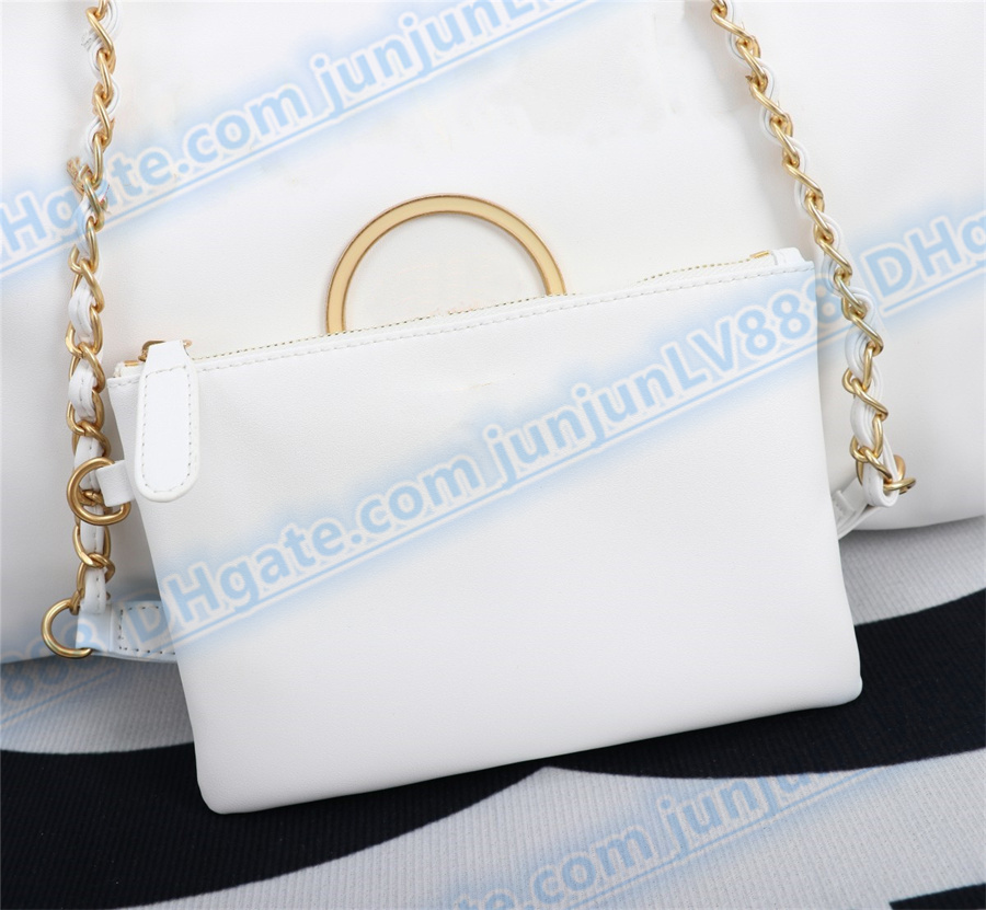Bolso de mejor calidad Bolso de diseño para mujeres Gran capacidad bolsos de hombro de lujo de lujo cuero billetera de monedas famosas cadena de oro de cuello cuadrado bolsos de bolsas