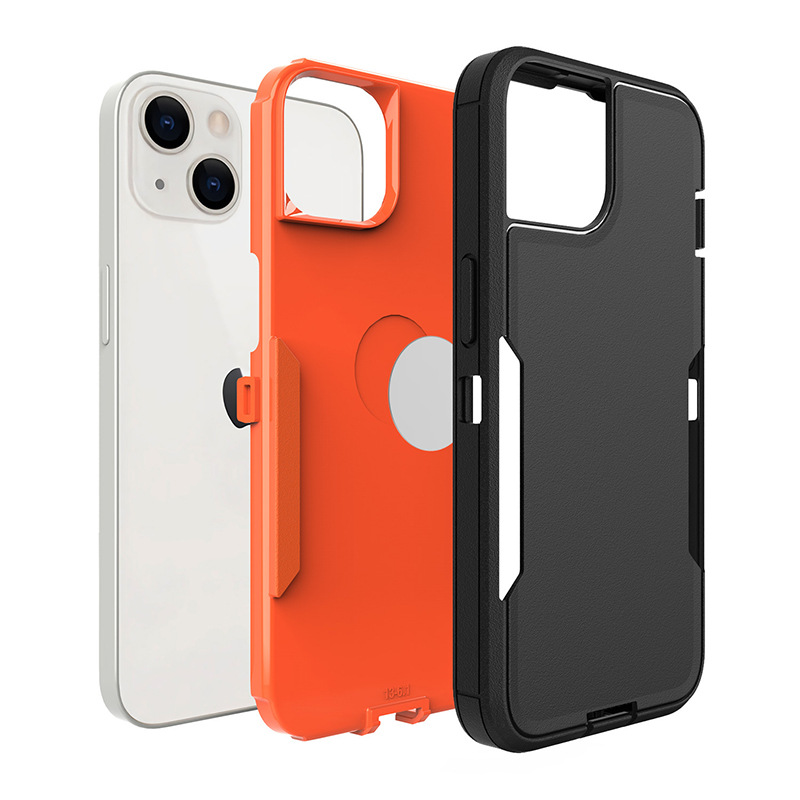 Armor Rugged Defender TPU PC Fundas para teléfono para iPhone 11 12 13 14 15 Pro Max Funda resistente a prueba de golpes para teléfono móvil