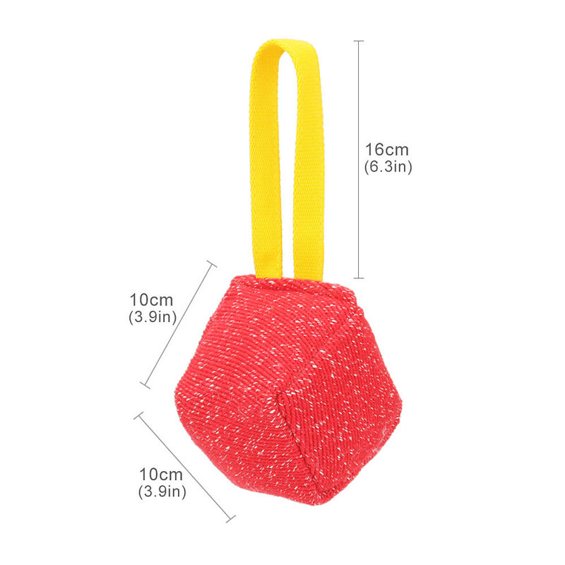 Jouets pour chiens à mâcher Balle interactive pour chien avec poignée en corde de nylon Grands chiens Oreiller de morsure Remorqueurs d'entraînement pour animaux de compagnie Résistant aux morsures Balle molaire à mâcher Jouets pour animaux de compagnie 220908