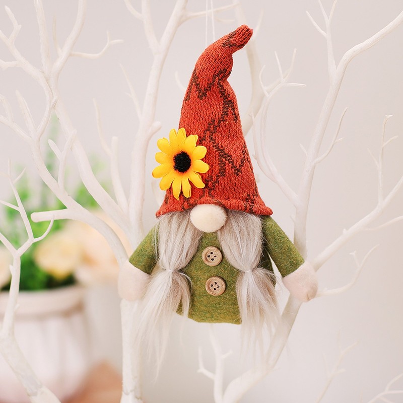 Party Decoration Gnomes Thanksgiving Gifts Faceless Doll Dwarf Sverige Autumn Handmade Family #50G 220908