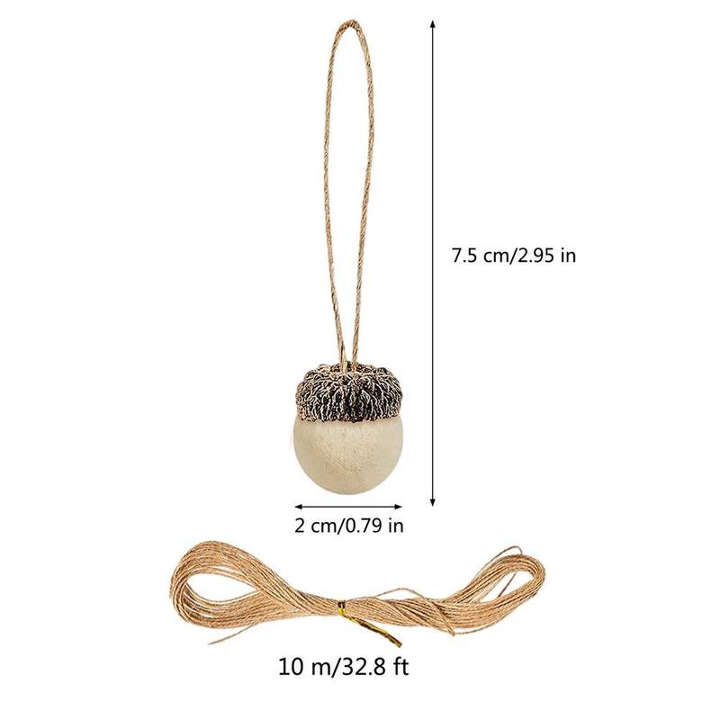 Julekorationer Andra evenemangsfestleveranser 31st Filt Acorn Tree Ornament H￤ngande Ball Home Office School Craft DIY Pendant Decoration 220908