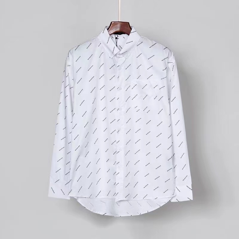 Polo T-shirt męska koszulka Top Pony Queidered Shirt B Multi-literowe długie rękawy stałe kolory Slim pasujące do swobodnego noszenia biznesowego czarno-białe kolor