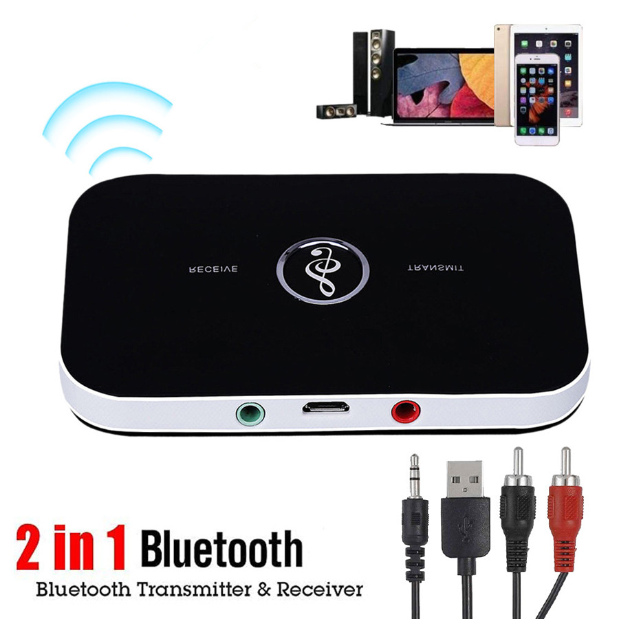 Trådlös Bluetooth -sändaremottagare 3.5mm O Adapter för TV -bil smartphones Laptop PC Tablet DVD CD -hörlurar Högtalare MP3/MP4 Headset8332753