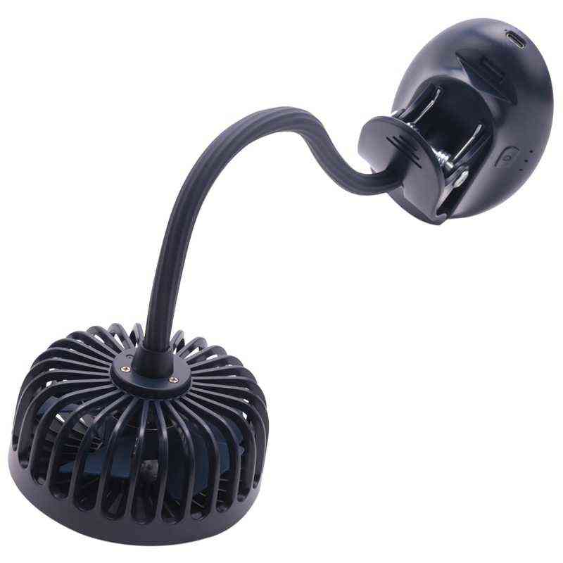 Elektrik Fanları Taşınabilir Mini Klipli Bebek Fan 3 Hızlı Ayarlar Esnek bükülebilir USB şarj edilebilir pille çalıştırılan sessiz masa fanı T220907