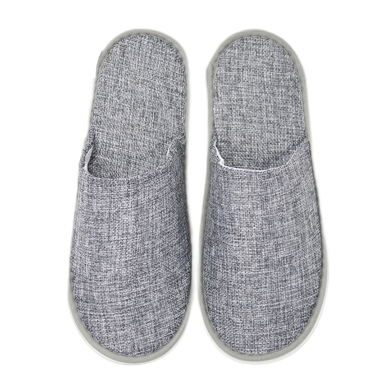 Slippers jetables confortables Spa respirante Anti-slip Hotel Hotel Travel Linen Slippers Hospitality Footwear Guest Chaussures JY1221