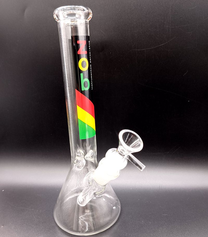 Eau en verre transparent Bong Straight Gamiahs 8,5 pouces d'huile DAB Recycler Recycler Fumer Pipes avec une femelle Joix de 18 mm