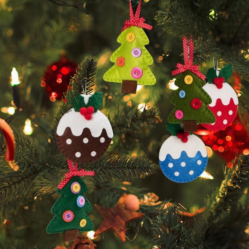 Decorazioni natalizie Altri articoli feste eventi Buon anno Ornamenti natalizi Regalo di Natale fai da te 6 pezzi Decorazioni bambole con ciondolo albero di Babbo Natale pupazzo di neve 220908