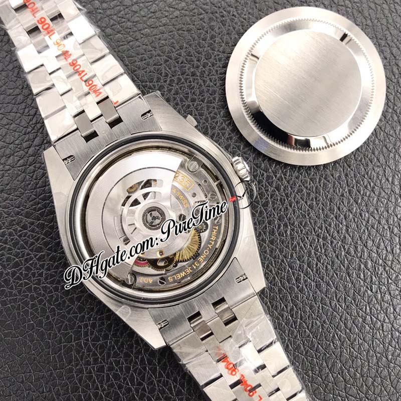 EWF tylko 126334 A3235 Automatyczna męska zegarek 41 Fled Bezel White Dial Stick Magery Jubileesteel Bransoletka Super Edition Bezpłatna seria karta Pureteme C3