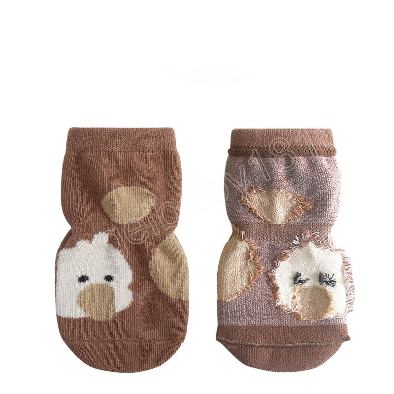 Autumn Winter Baby Skarpelce Przeżywające bawełniane niemowlę niemowlęce skarpetki dla dzieci nowonarodzone kreskówkowe skarpetki kreskówkowe