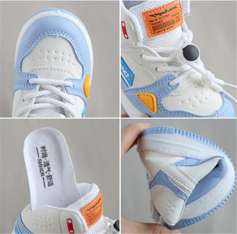 New Style Children Breathable Running Shoes Girls Boys Casual Sneakers Wear-resistant Light Kids Athletic Shoes Baby Non-slip Toddler Shoe