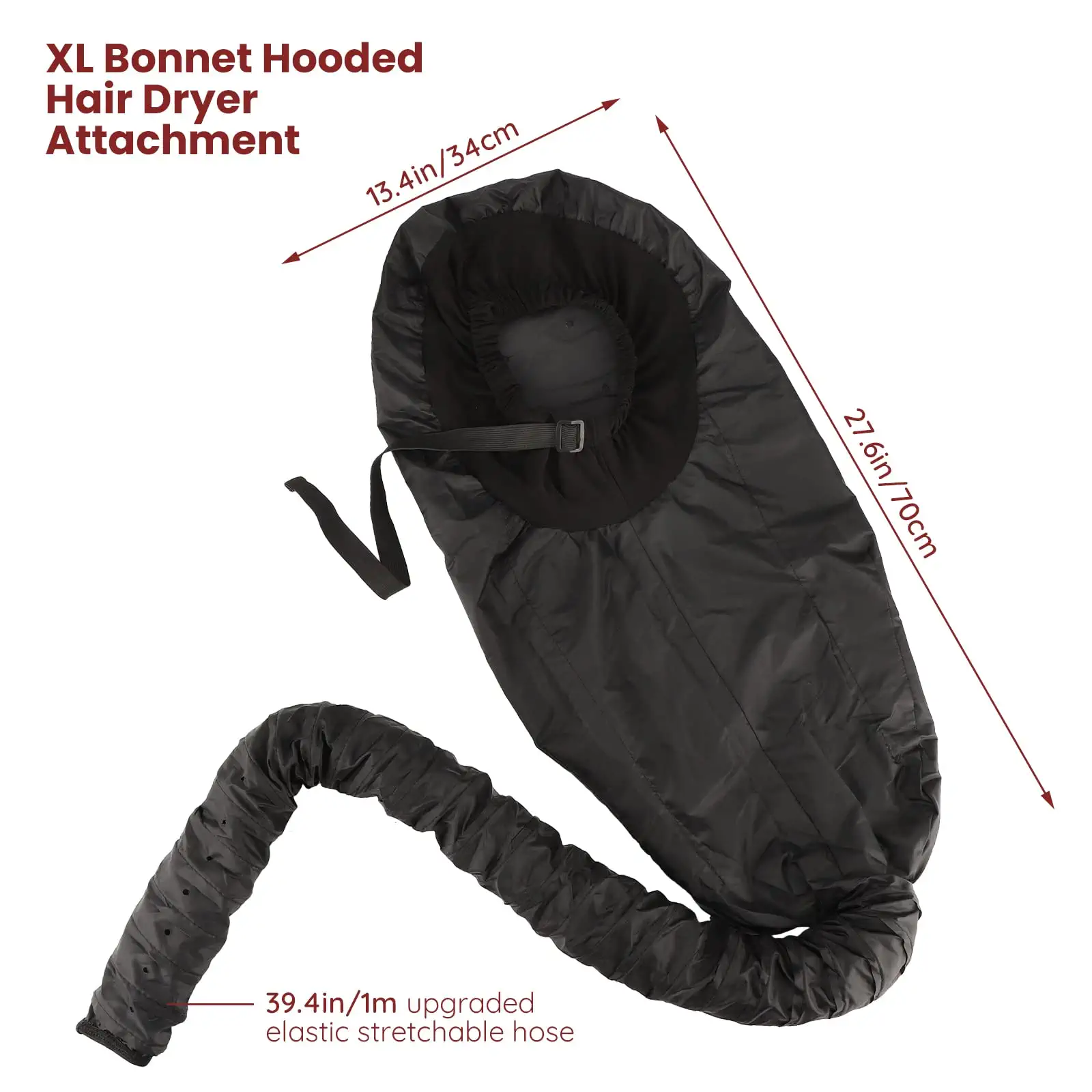 r Sèche-linge L Bonnet à capuchon pour sèche-linge Extra large Capuchon de conditionnement en profondeur réglable Chaleur de séchage améliorée avec Elasti Toptrimmer Amh0s DS