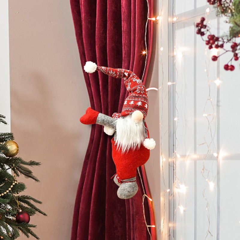 Outra festa de eventos suprimentos desenho animado Creative Christmas Curtain Buckle Christmas Decoration Window Home Bedroom Grange Aperte o grampo para a decoração do quarto de casa #T2G 220908