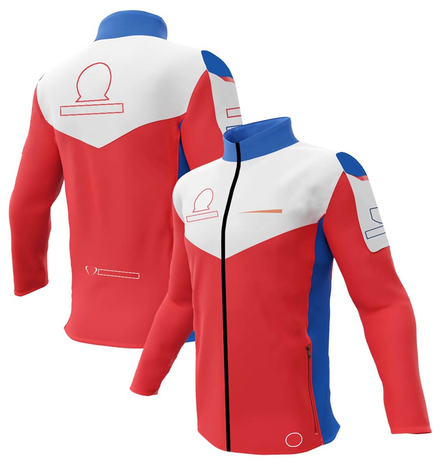 모토 레이싱 팀 2023 Softshell 재킷 새로운 모토 크로스 전체 지퍼 바람 위반기 재킷 가을 겨울 오토바이 따뜻한 바람방방 재킷
