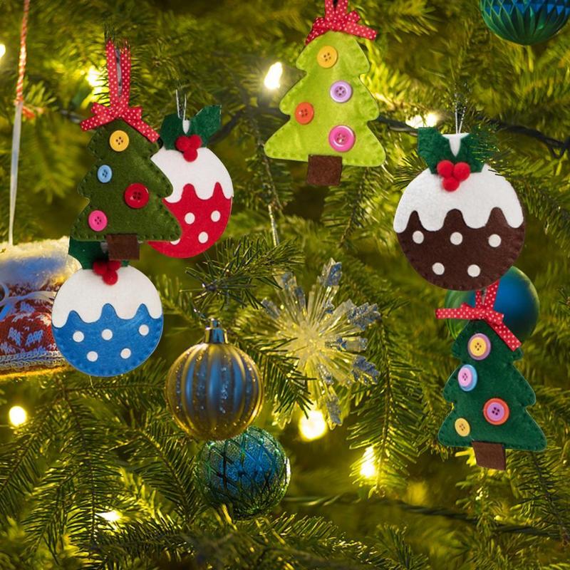 Decorazioni natalizie Altri articoli feste eventi Buon anno Ornamenti natalizi Regalo di Natale fai da te 6 pezzi Decorazioni bambole con ciondolo albero di Babbo Natale pupazzo di neve 220908