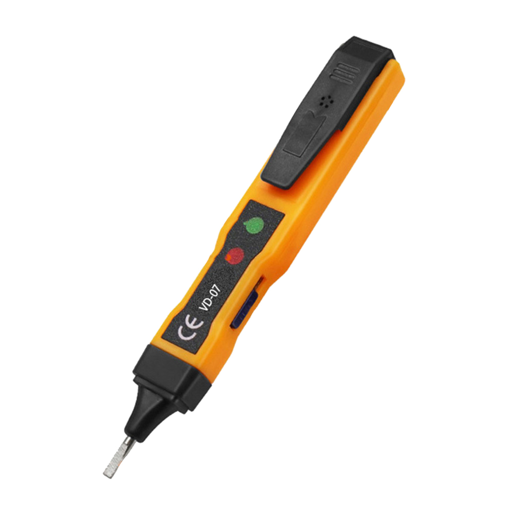 AC/DC Voltage Detector Voltage Tester Pen Meter Non-contact 70-250V with Sound Light Dual Alarm