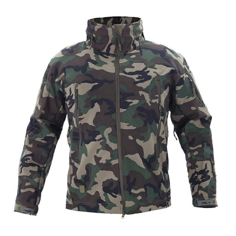 Men039S Jackets Winter Militaire Fleece Jacket Men Soft Shell Tactical Waterproof Army Camouflage Coat Airsoft Clothing Multicam6434791