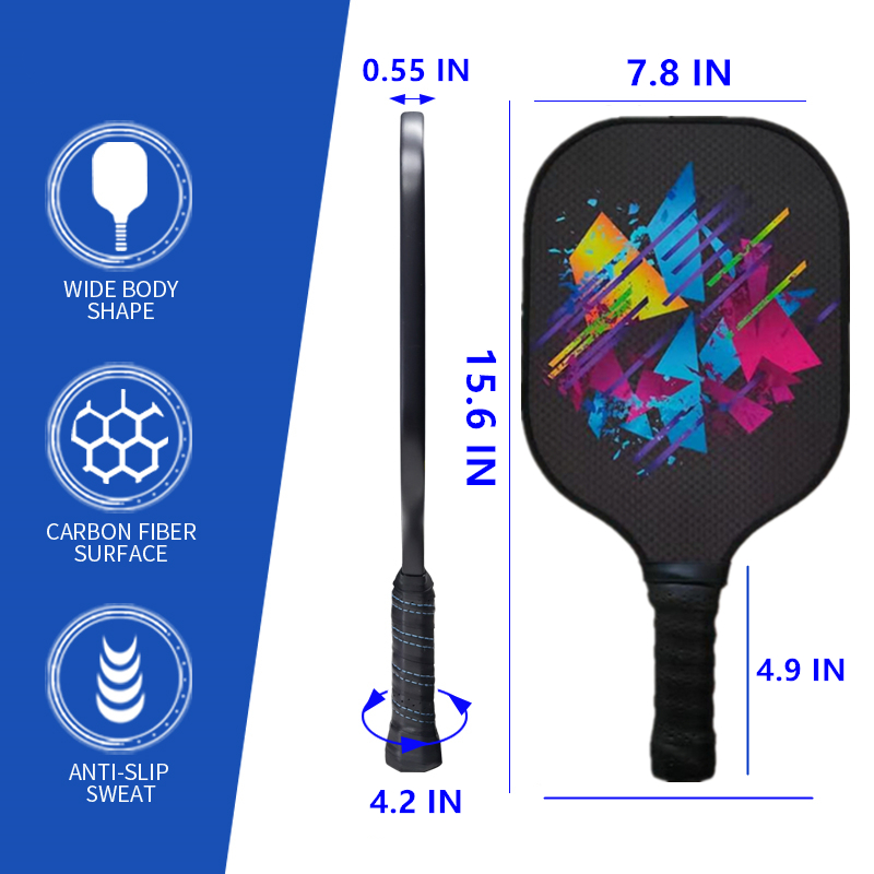 USApa pickleball paddlar squash rackets grafit kolfiber paddel raqueta pickelball racket4009596