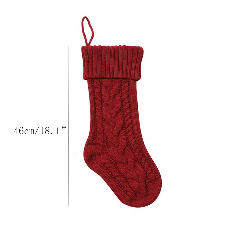 Decorações de Natal maconha meias de natal decoração saco de presente de natal decoração de lareira meias de cor sólida natal saco de presente adorável #t2g 220908