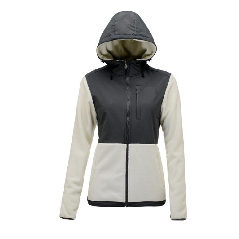 Mode Winter Damen Jacken Fleece warm warm Halsband Hoodie Coat Jacke Outdoor lässige Softshell warmes wasserdichtes atmungsaktives Ski Gesichtsmäntel viele Farben großer S-XXL