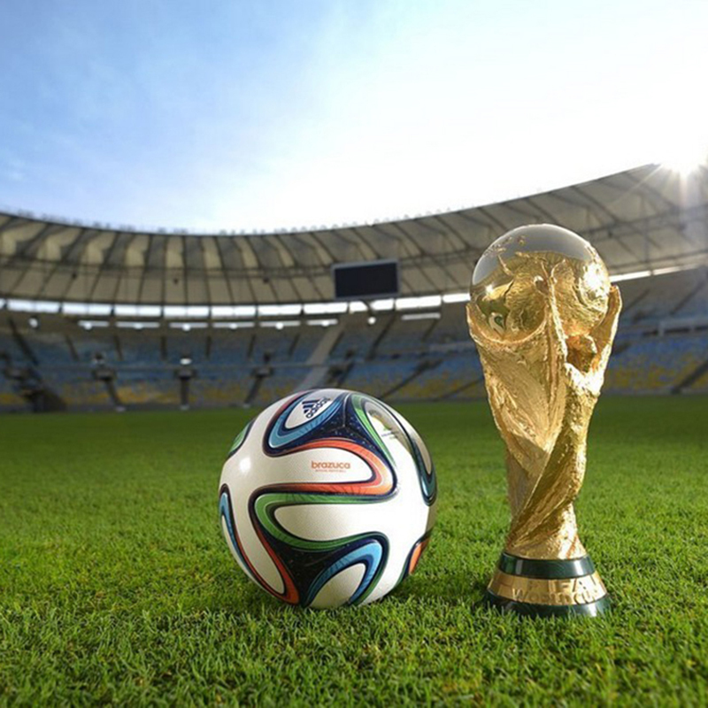 Outros suprimentos de festa de evento 36 cm estatuetas de ouro campe￣o de futebol do mundo mascote mascote da Copa do Mundo Resina Recuerdos de la Copa del mundo Ornamentos 220908