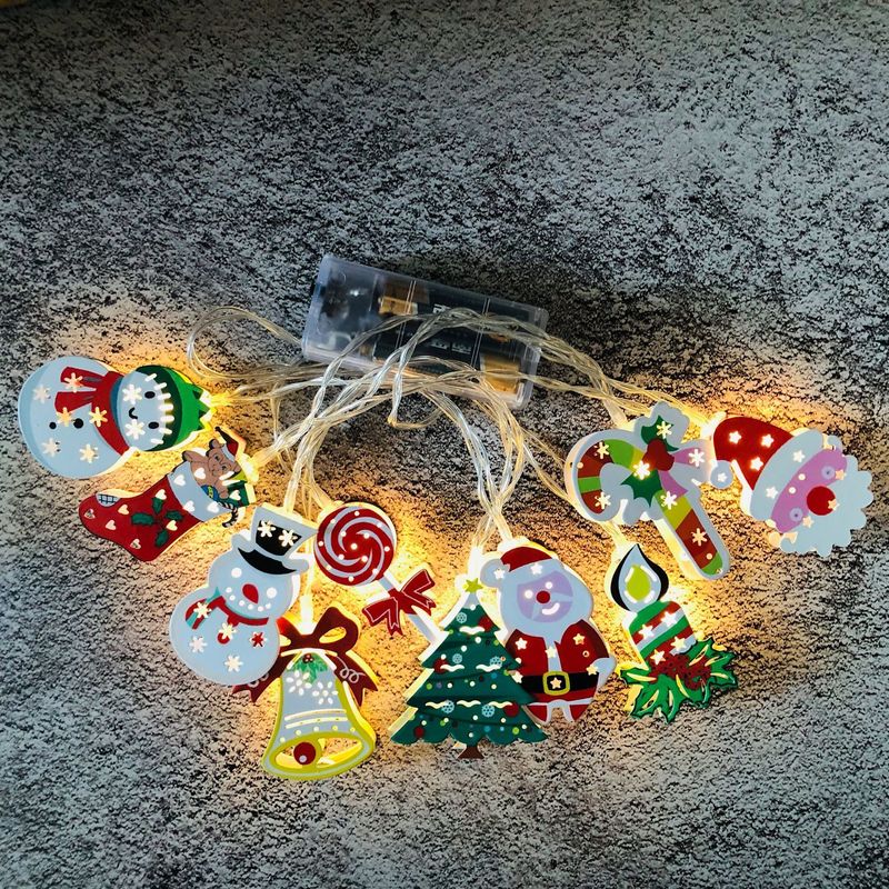 Altri articoli feste eventi Xmas LED Ball Santa Elk Ghirlanda di luci Fata String Lampada da esterno impermeabile Festa di Natale Luci feste di nozze Decorazione 220908